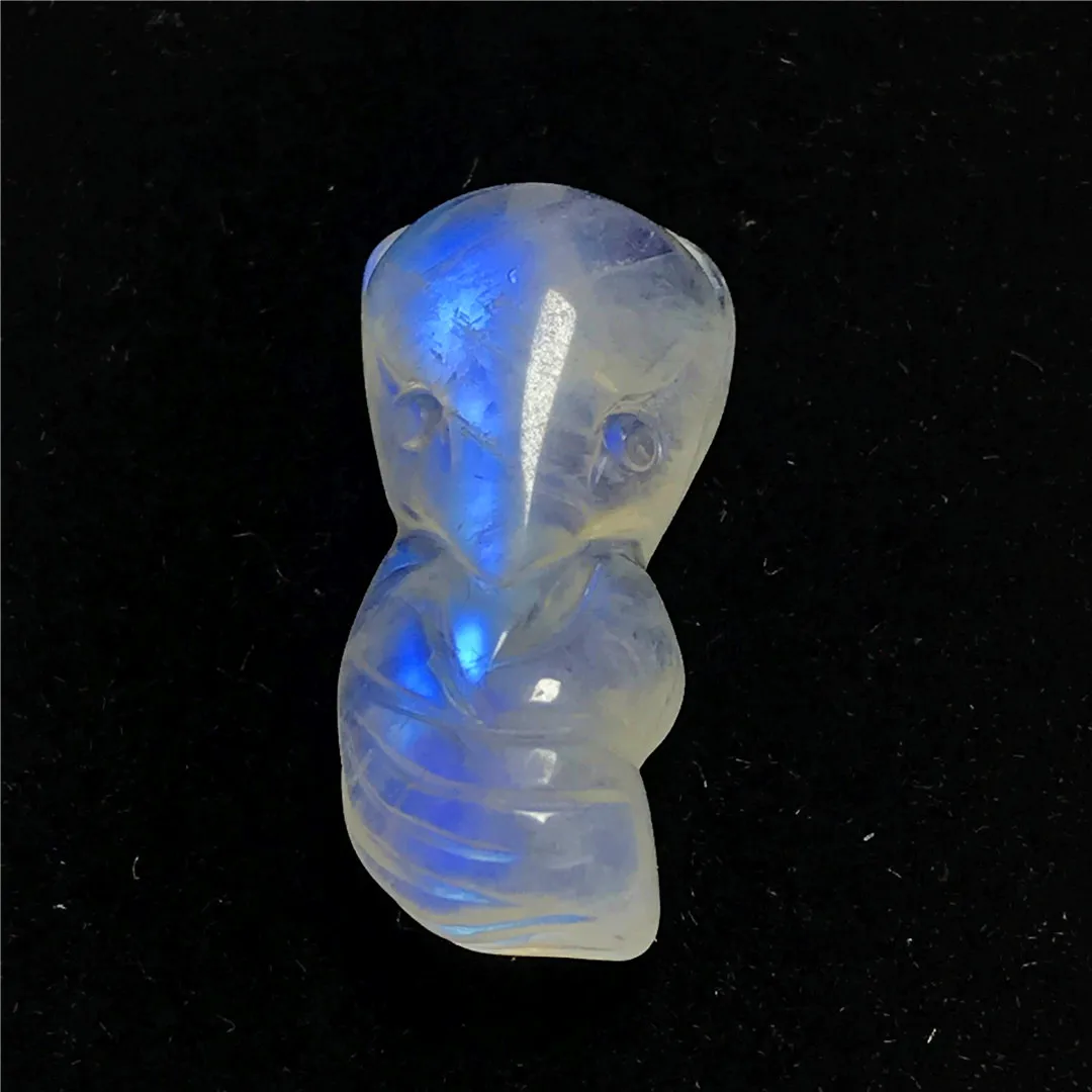 Подвеска из натурального лунного камня для мужчин и женщин резной кулон в виде