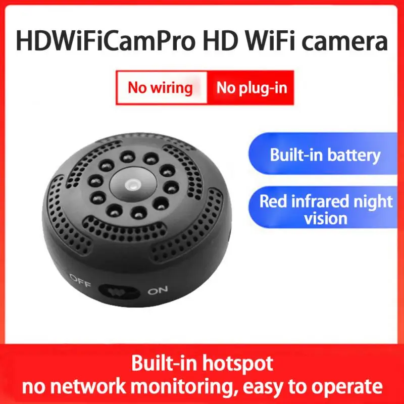 

Мини Wi-Fi камера 1080P ночное видение микро секретная камера Обнаружение движения видео Диктофон широкий угол фотография
