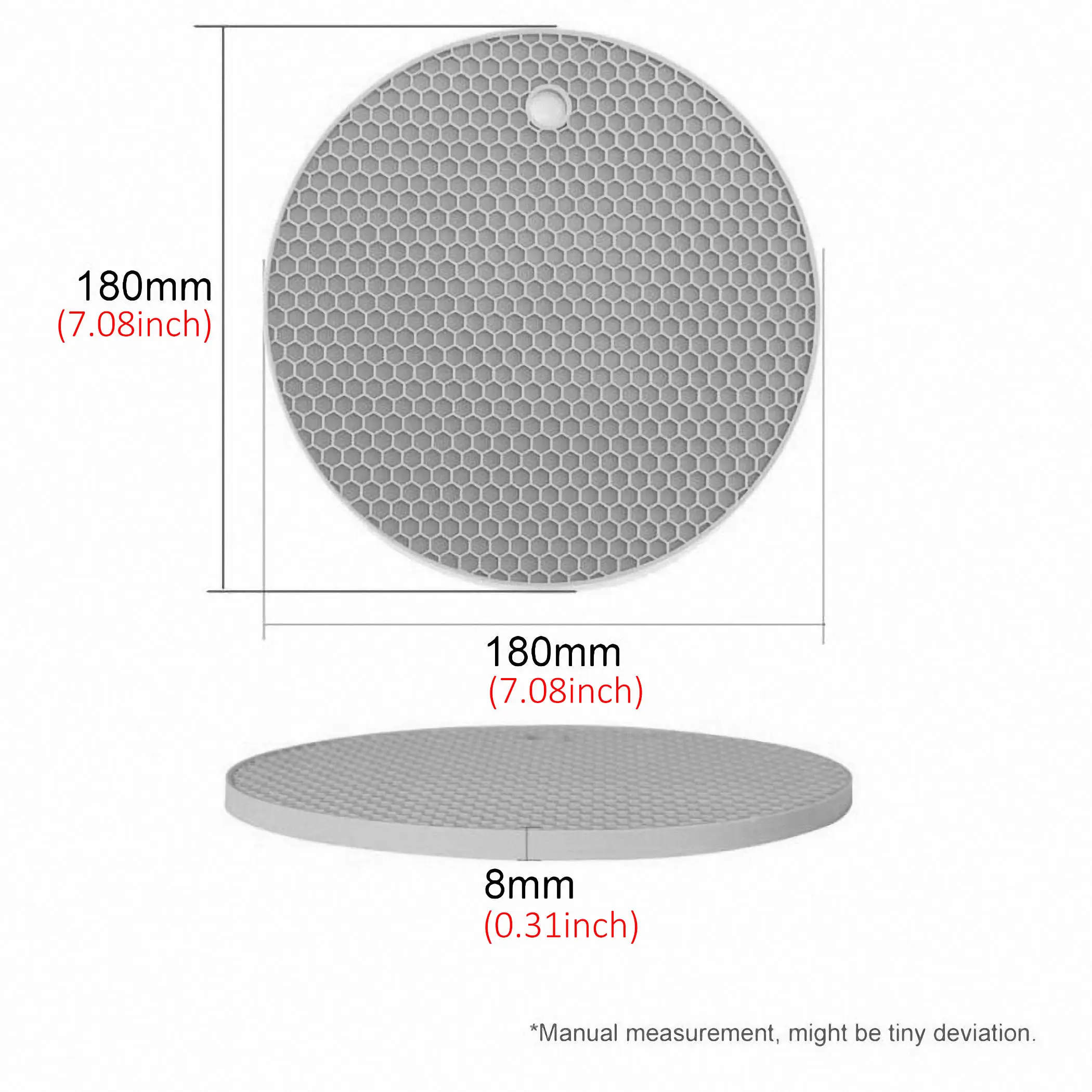 Виды силиконовых термостойких столовых салфеток в форме Honeycombed круглый стол для