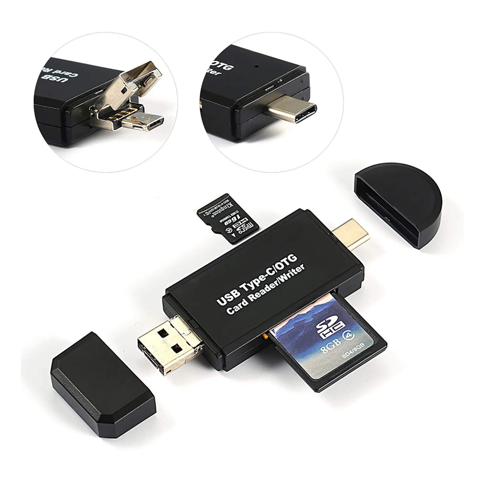 

Card Reader Usb 3.0&type C To Sd Micro Sd Tf Card Reader For Pc Laptop Accessories Smart Memory Cardreader Sd Card Reader