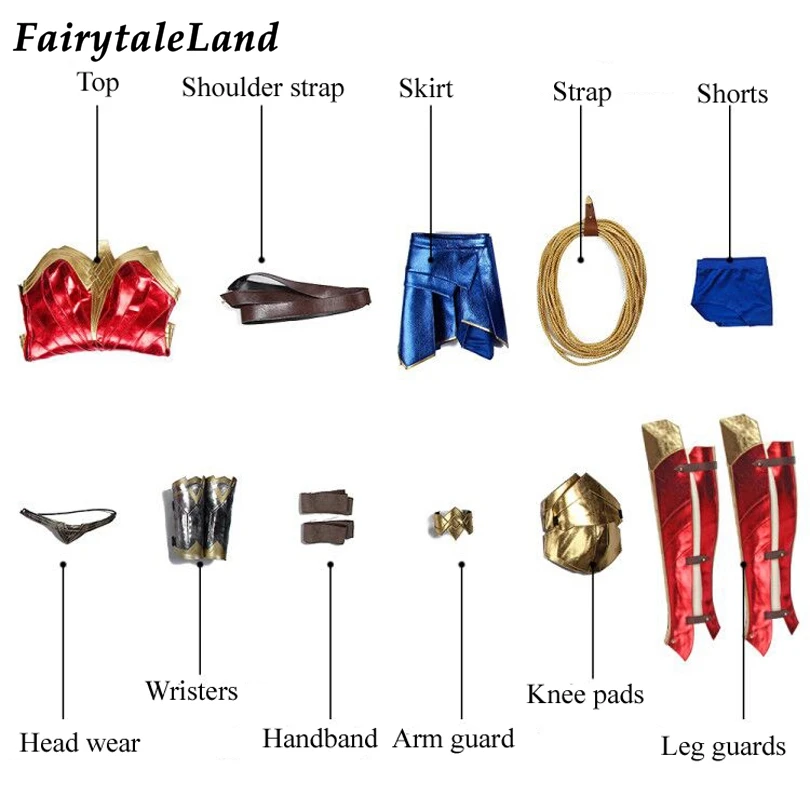 Костюм супергероини Дианы для косплея на Хэллоуин 1984 костюм битвы ботинки модный
