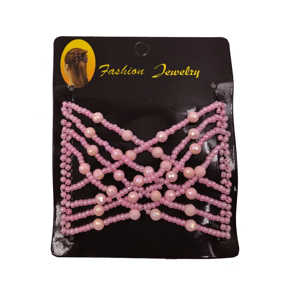 Распродажа женский эластичный головной убор из бисера аксессуары для волос