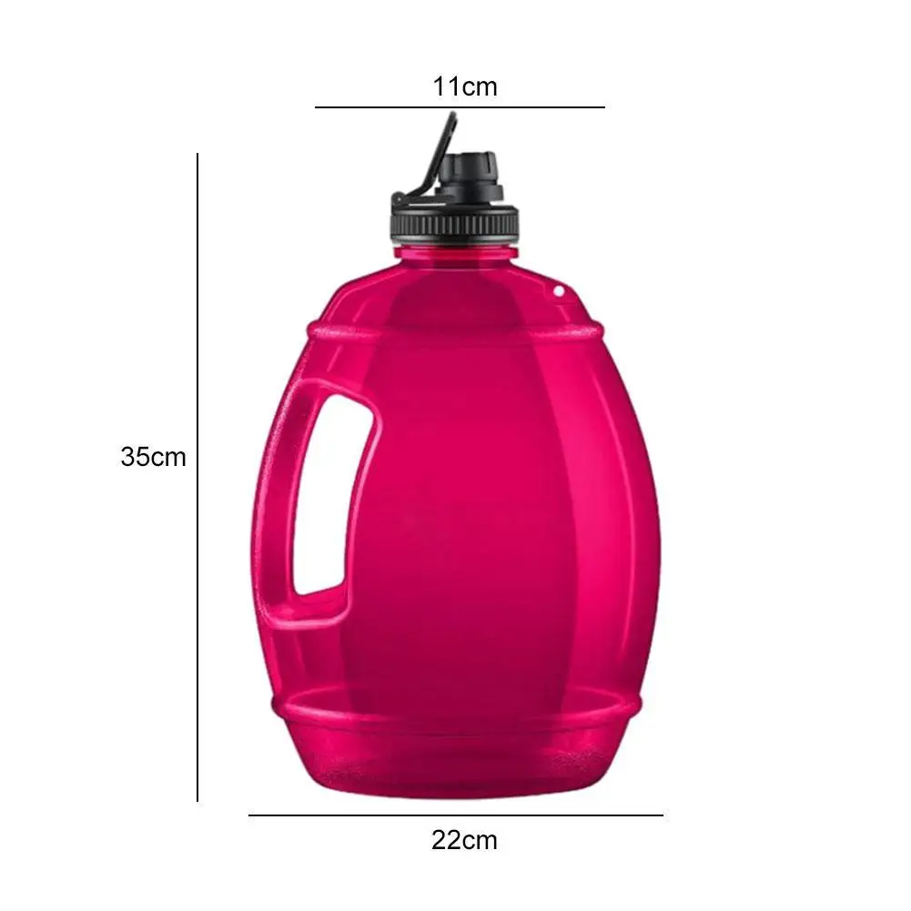 

Outdoor Gallon Sports Water Bottle Fitness Water Bottle Large Capacity 3.8L Sports Water Bottle Portable Drink Bottle Outdoor Pi