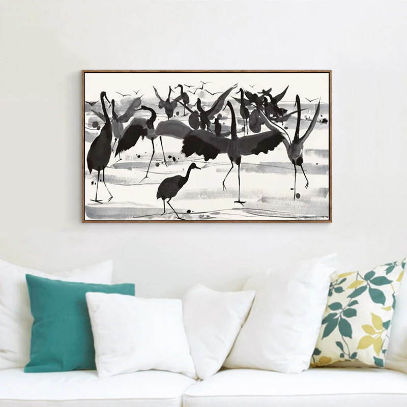 Китайские знаменитые черно белые картины с чернилами по номерам художественные