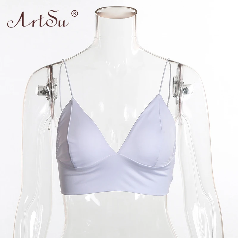 Женская майка-бюстье с глубоким V-образным вырезом | одежда