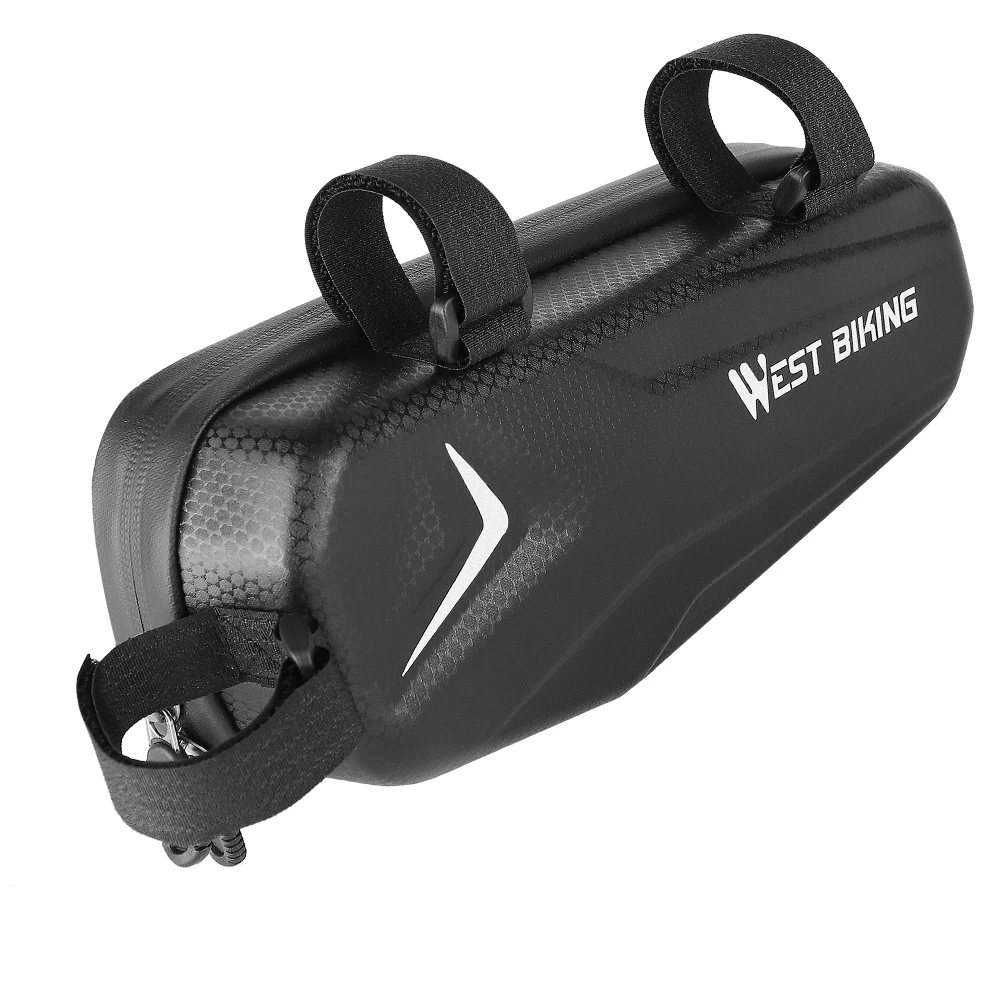 

WEST BIKING Bicycle Frame Bag Top Tube Bag Case Hard Shells Waterproof Bike Pack Cycling Accessories