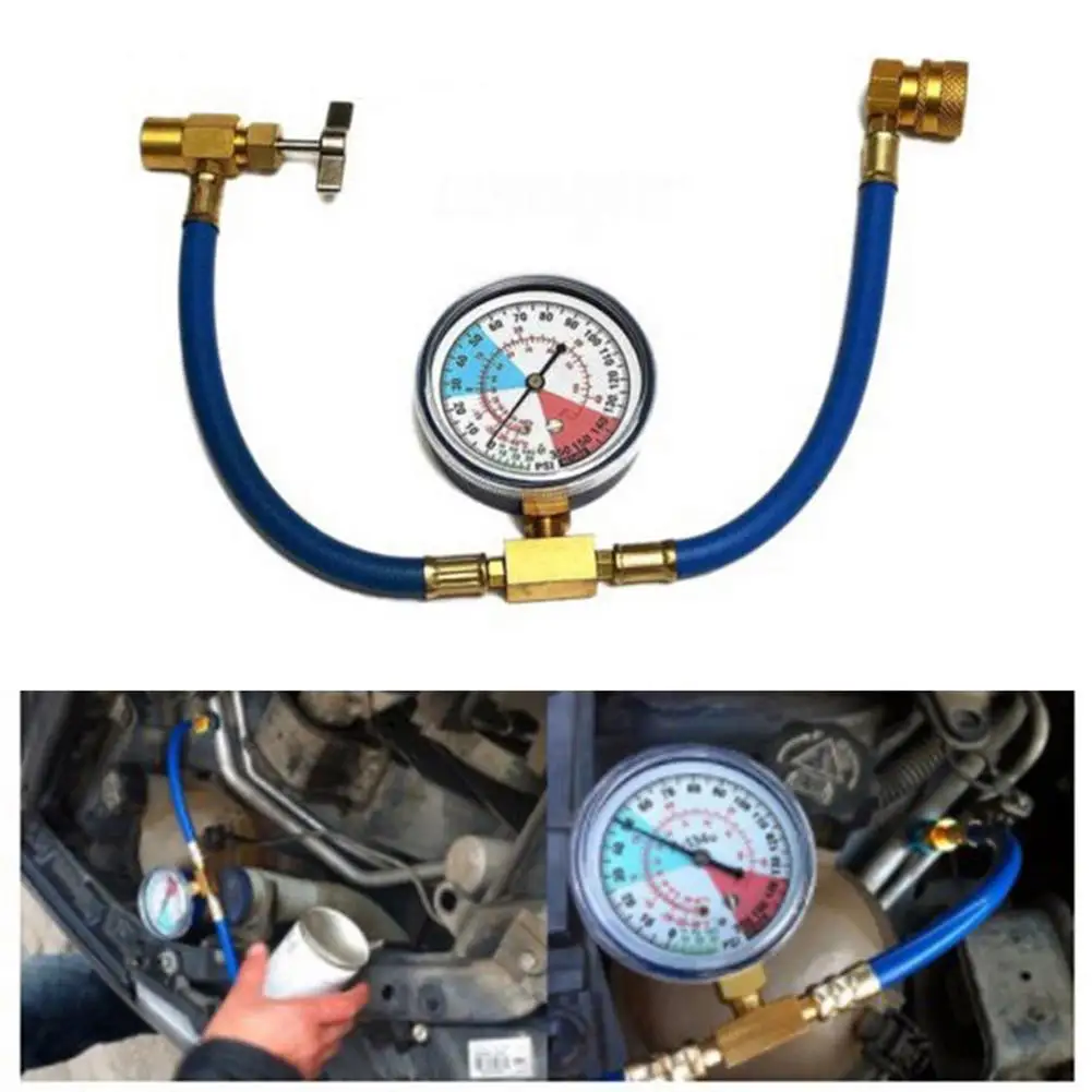 

R134A Car Air Conditioning Refrigerant Charging Hose Kit M14 Bottle Opener