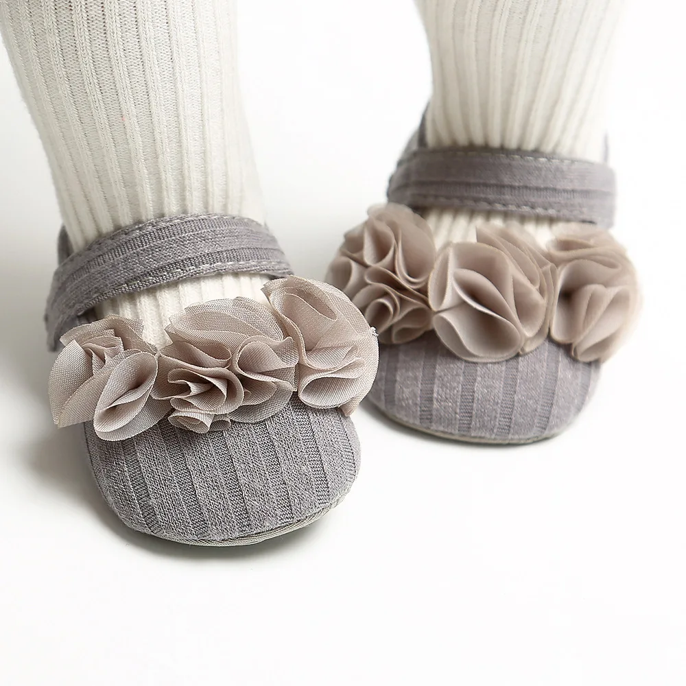 

Flowers Baby Princess Shoes Baby Soft Bottom Non-slip Toddler Shoes Babies Shoes for Baby Girl