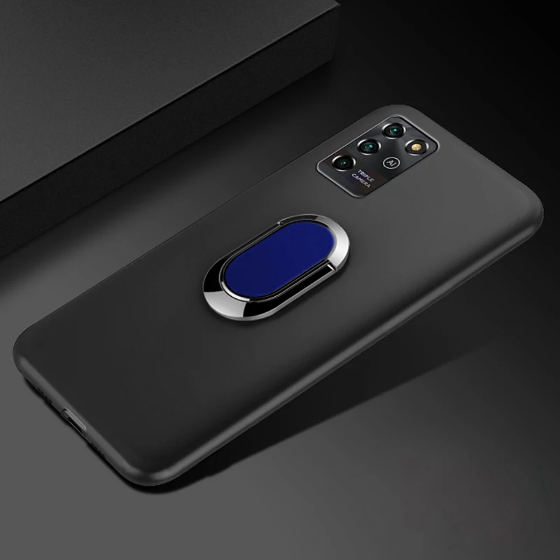 Чехол для ZTE Blade V30 Vita 3 ГБ 128 Классический мягкий силиконовый чехол с кольцом на
