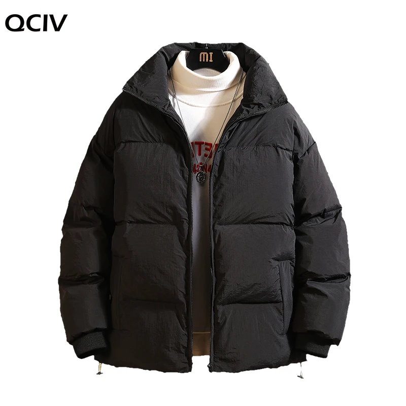 

Winter Men Jackets Warm Parka Coats Streetwear Men Hip Hop Casual Outwear Thick Fashion Solid Color Woman Coat Overcoat