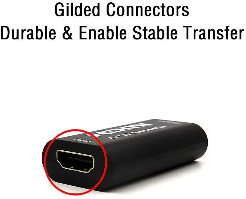 HDMI-совместимый ретранслятор 4K UHD HD гнездо-гнездо усилитель 40 м удлинитель до