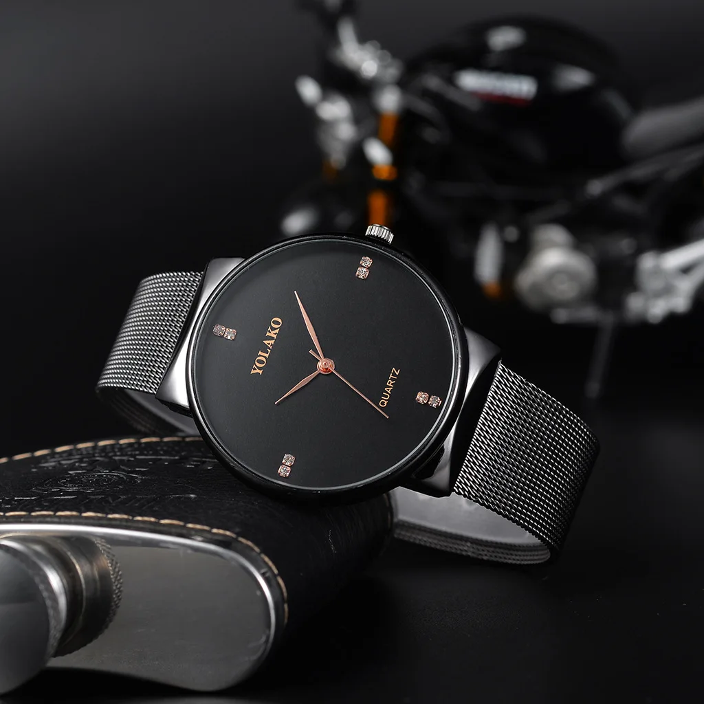 YOLAKO Брендовые Часы для влюбленных модные алмазные инкрустированные