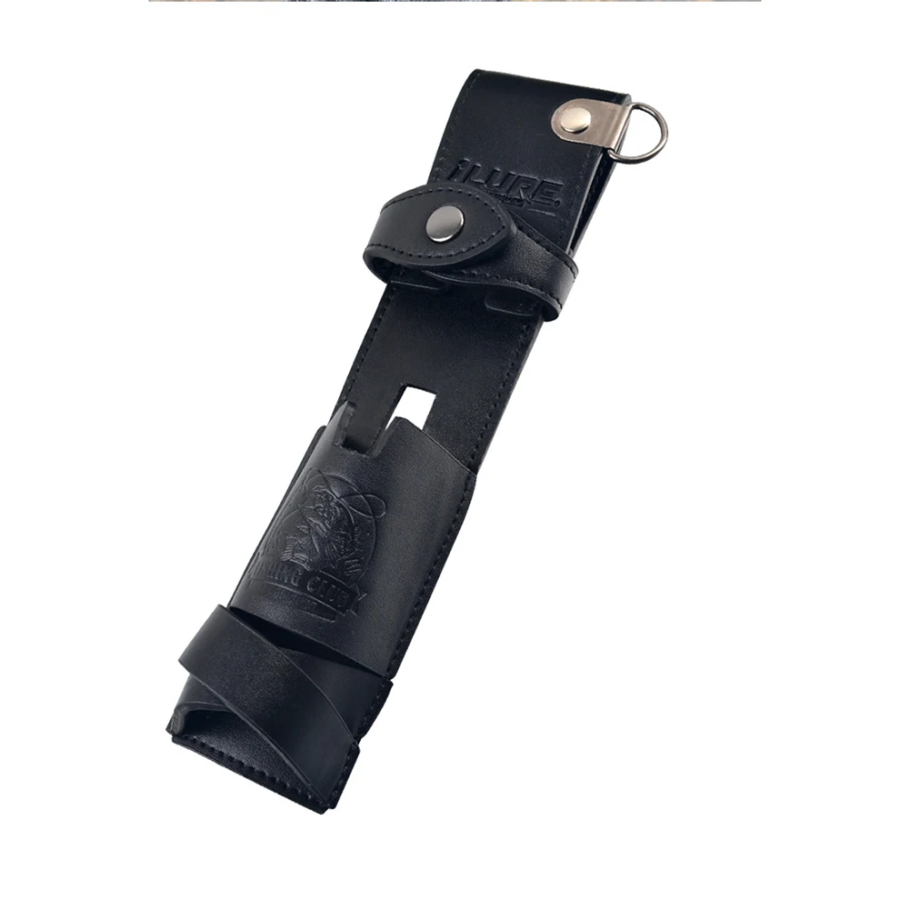 

Black Brown Fishing rod cover 25*5.5*4cm Inserting rod sleeve Leather rod cover