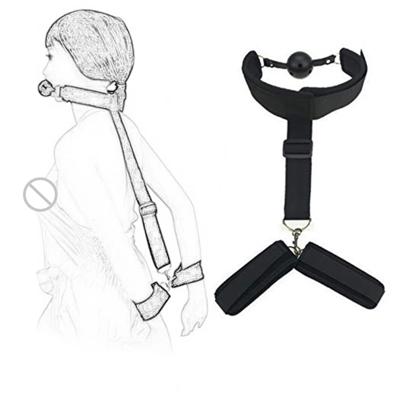 Erotic Adult Sex Toys For Woman Gay Couples Fetish Flirting Sexy Handcuff Collar Bdsm Bondage Rope Slave Shop Mouth Plug | Красота и