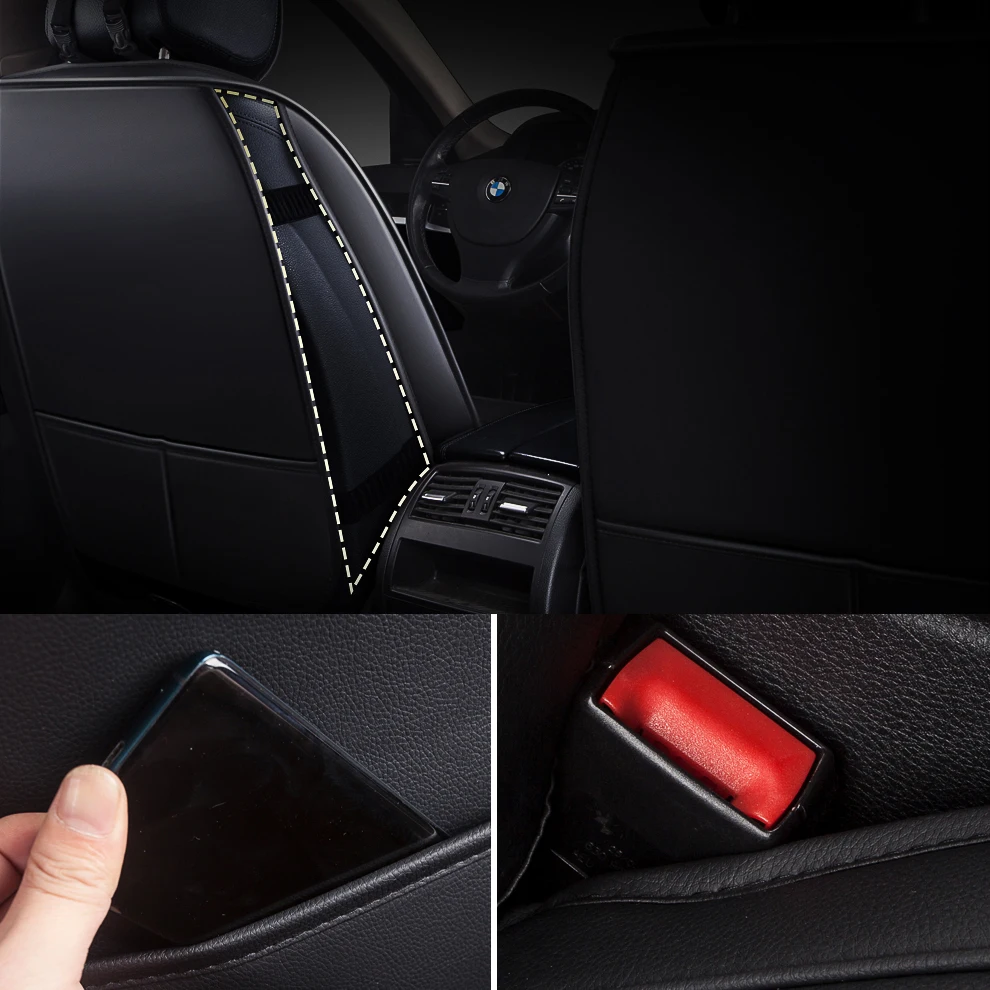 

HeXinYan One pcs Leather universal car seat cover for Subaru all models forester XV Legacy Outback impreza car styling auto acce