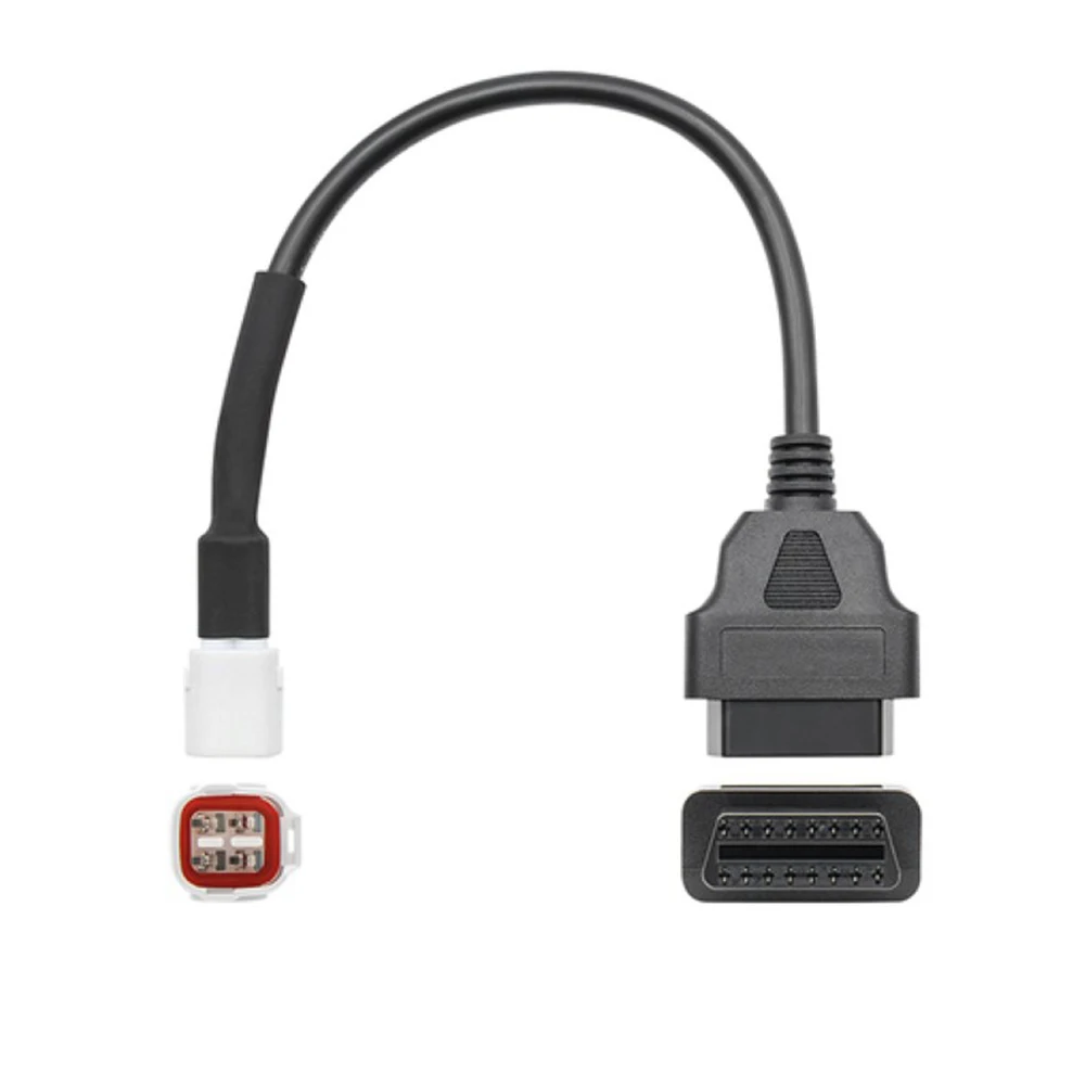 

Motorcycle OBD2 Connector For Yamaha for Honda 4 Pin Extension Cable for Kawasaki 6pin Replacement Motorbike Accessories