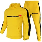 Новинка, осенний спортивный костюм для F1 гонок с капюшоном и брюками McLaren MCL35M, костюм для гоночных команд Формула 1, толстовка, форменная Толстовка и Свитшот