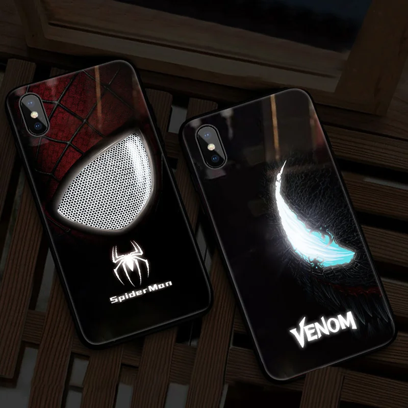 X-it Smart LED светящийся чехол для телефона Apple iPhone X XS XR MAX 6 6S 7 8 Plus Чехлы задней панели
