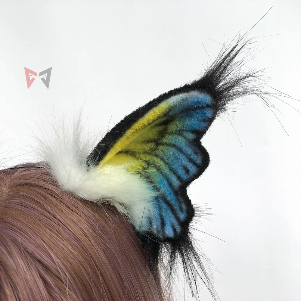 Новый оригинальный дизайн обруч для волос с принтом бабочки головная повязка