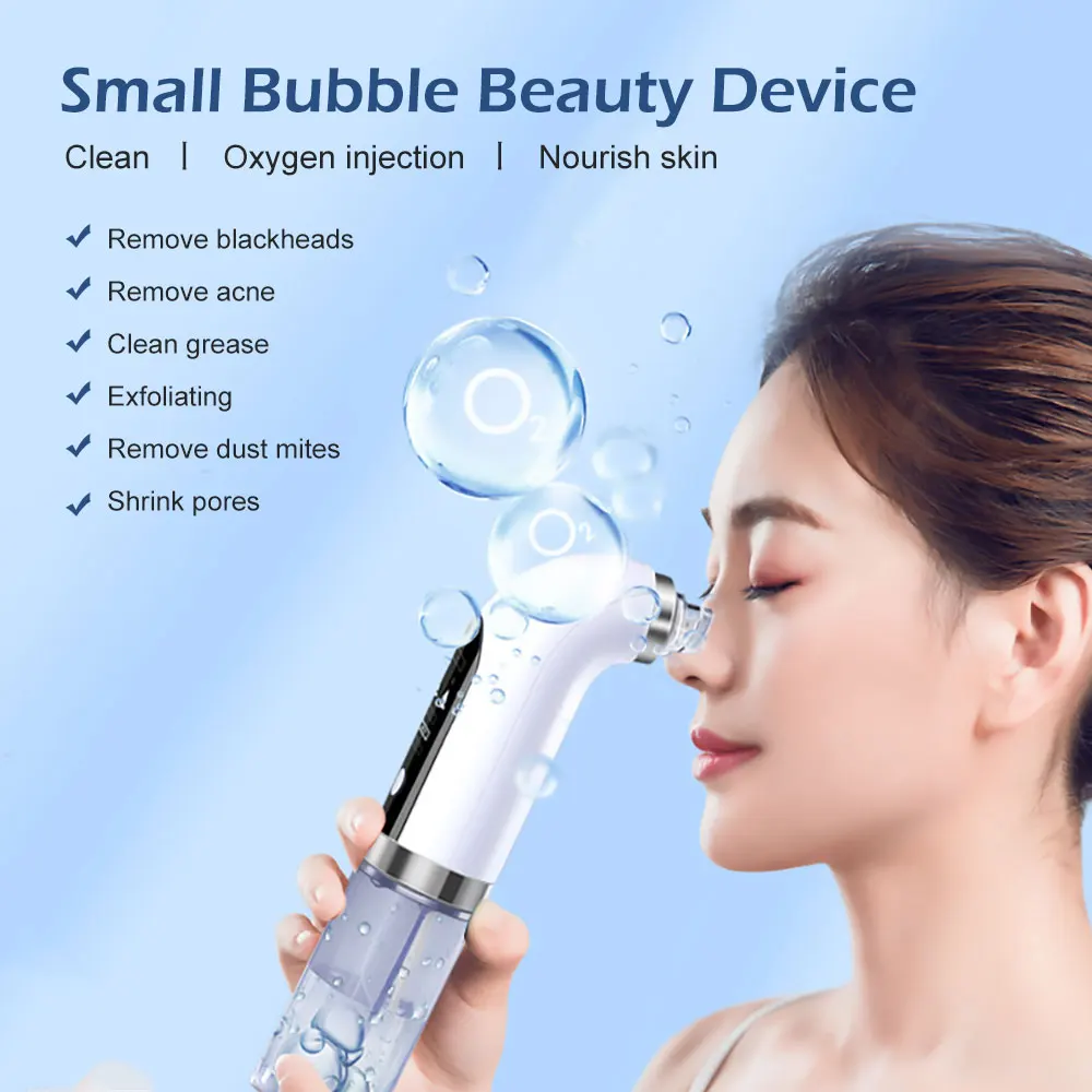 

Blackhead Remover Pore Vacuum Cleaner Rechargeable Blackhead Vacuum Face Vacuum Comedone Extractor Tool for Black Head Beauty