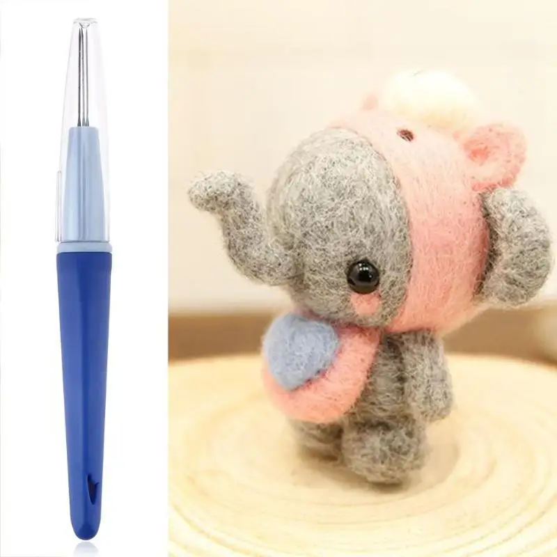 Иглы для войлоковаляния ручка держатель шерсть иглы инструмент валяния с 3