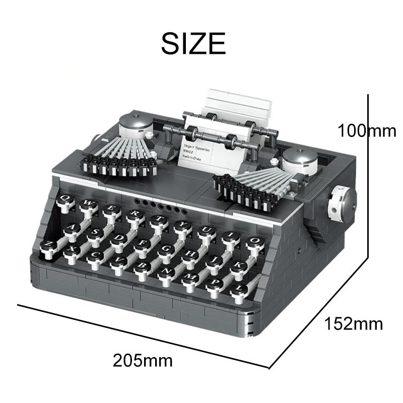 1136 шт. Винтажная коллекция механик пишущая машинка клавиатура в сборе модель