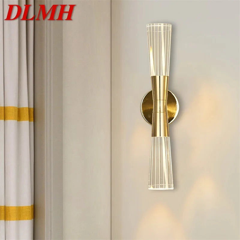 

DLMH Indoor Wall Lamps Crystal LED Modern Wall Lights Sconce Aluminum Fixture For Bedroom Living Room Office Hotel