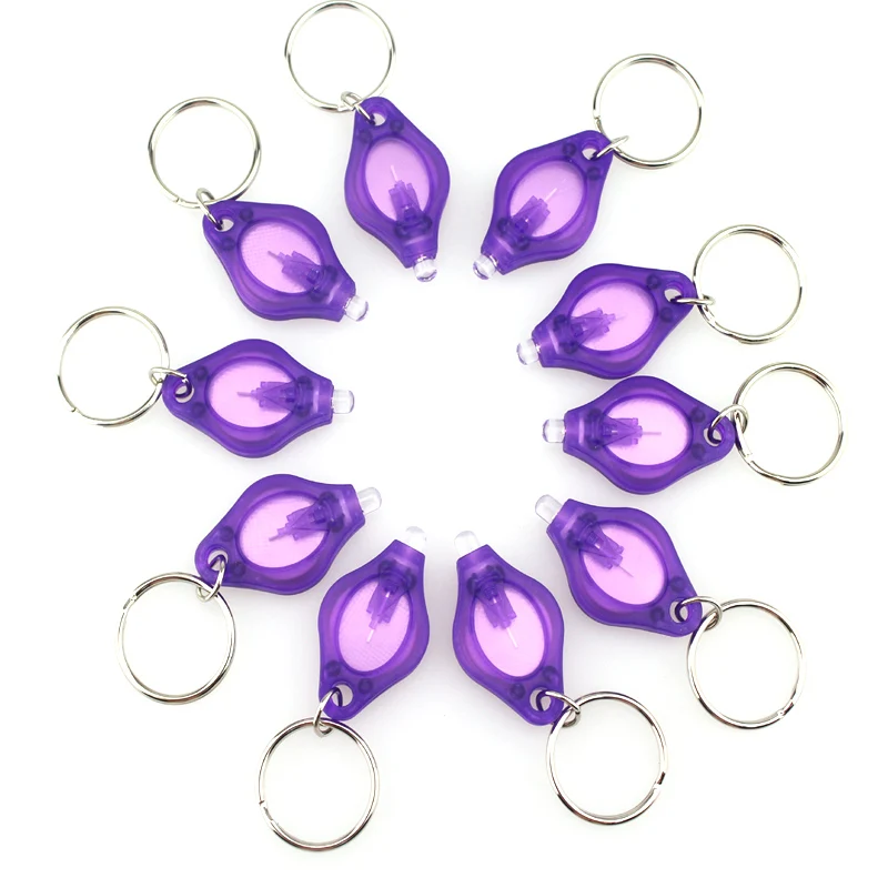 395nm UV LED брелок детектор денег (100 шт./лот)|uv led keychain|uv leduv |