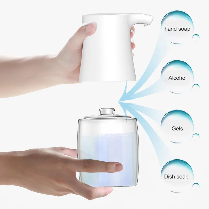 

2021 New Smart Sensor Automatic Alcohol Disinfection Sprayer PC 300/500ML Large Capacity Alcohol Disinfection Atomizer