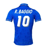 italy 1994 retro jerseys roberto baggio home away blue white customized name t shirt high quality fan jersey men tee shirt homme