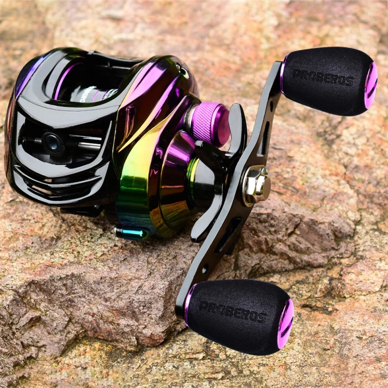 

Baitcasting Reel 9+1 Bearings Fishing Gear Water Drop Wheel Right/Left Hand Bait Casting Fishing Reel Lure Reel