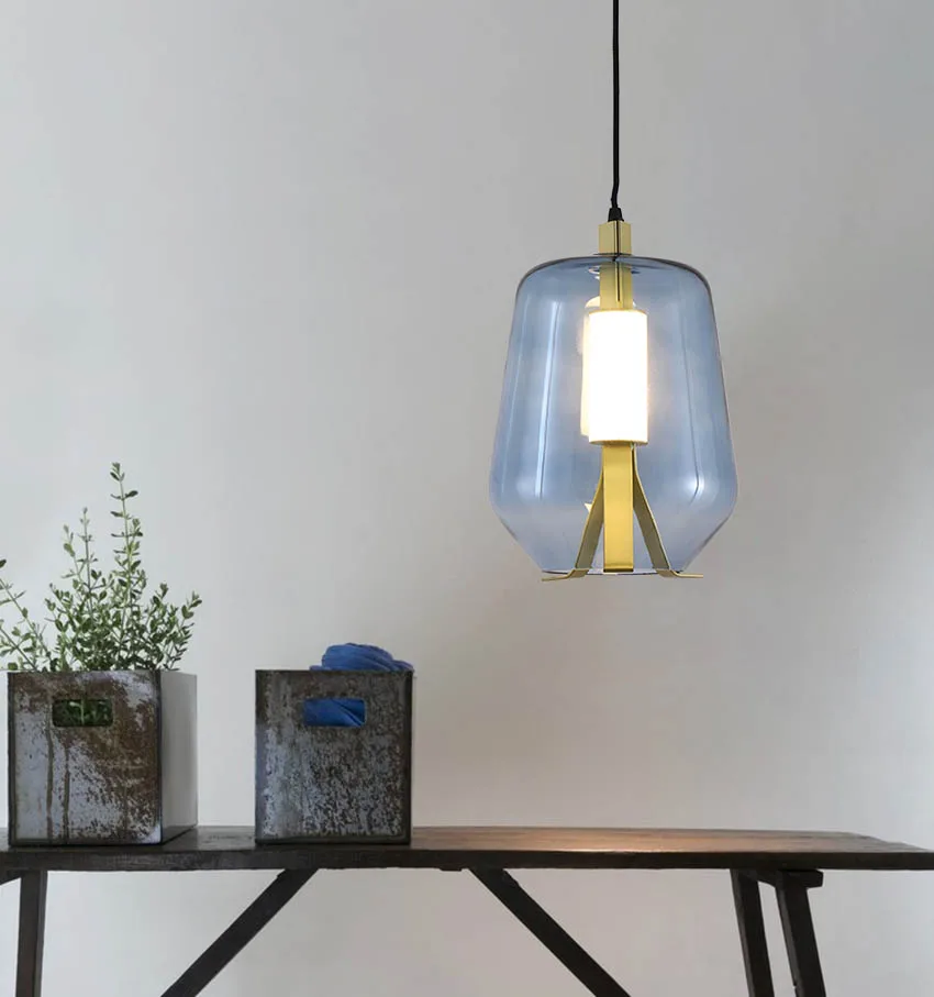 Подвесная лампа Luisa в скандинавском стиле дизайнерский стеклянный светильник