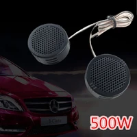 1pair universal 500w mini dome car tweeter speakers 2 8v vehicle door auto audio music stereo full range frequency loudspeaker