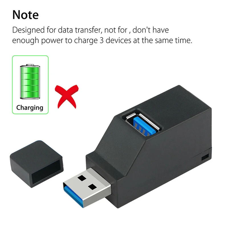 Разветвитель USB 2 0/Mini 3 0 порта удлинитель высокая скорость usb-хаб для ПК ноутбука