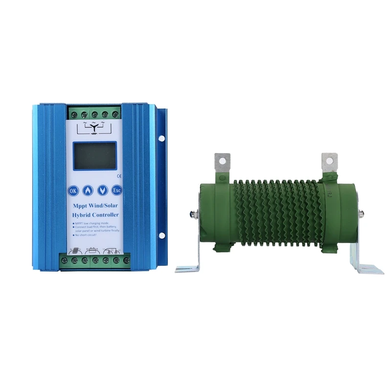 Гибридный контроллер заряда PWM с защитой от ветра подходит для 0 500 Вт панелью