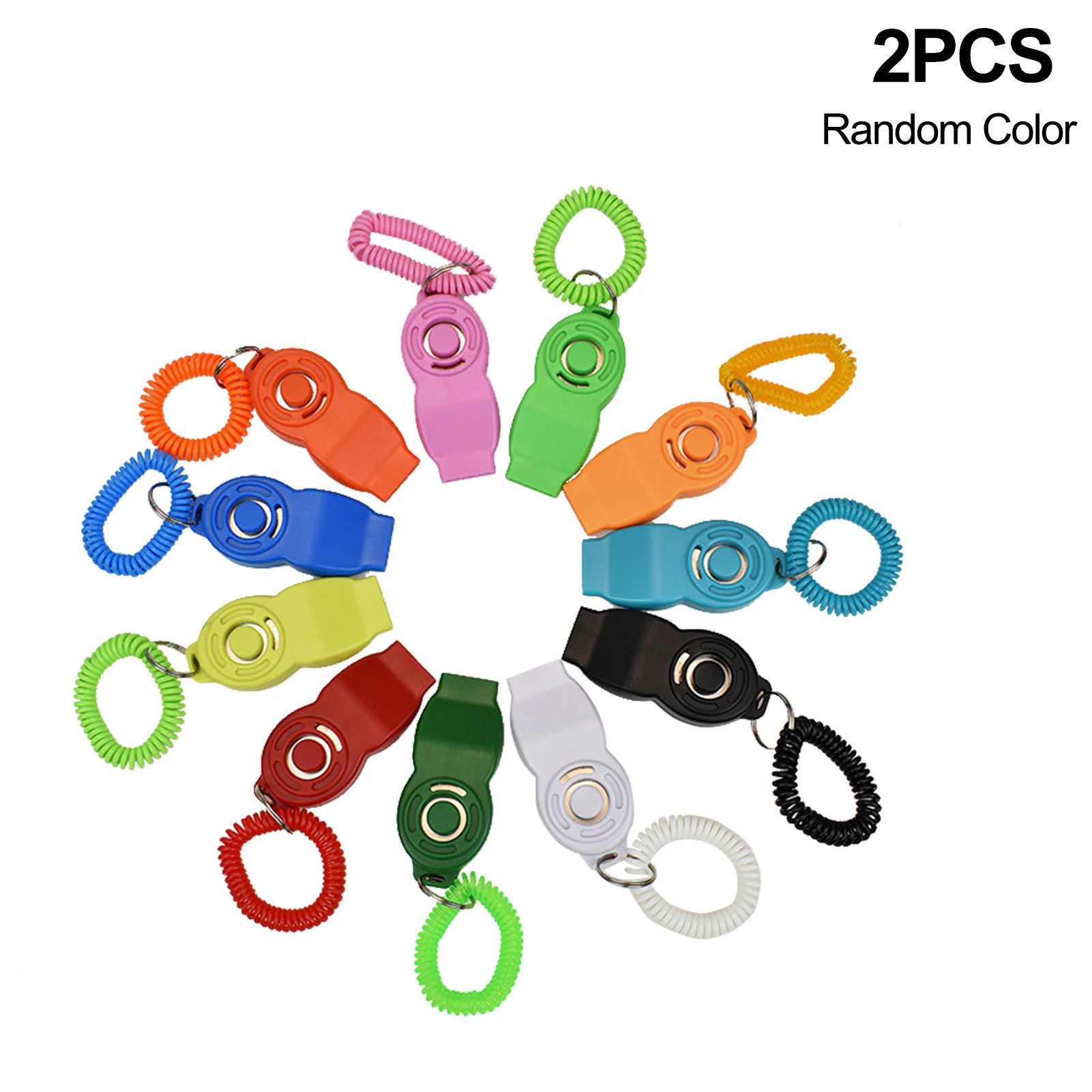 2 в 1 кликер для собак s и свисток на открытом воздухе учебных пособий