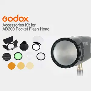 godox magnetic round head flash ak r1 accessory set kit godox ak r1 kit mini photography replacement parts for godox h200r v1 free global shipping