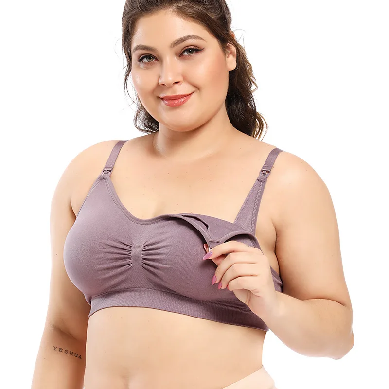 

Linbaiway Bras for Women Seamless Push Up Plus Size Bralette Female Wireless Gather Brassiere Female Underwear Padded Tops