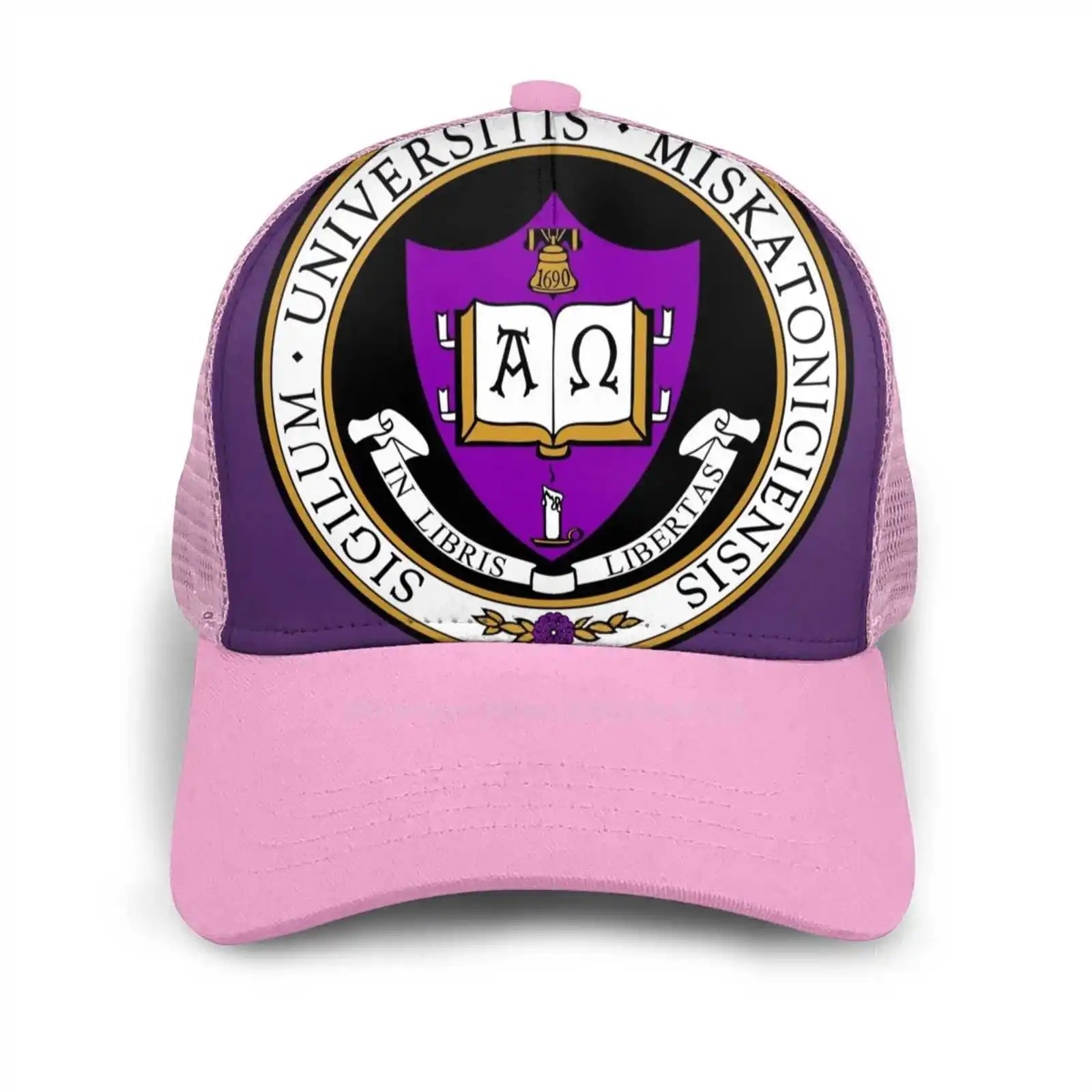 

Miskatonic University Color Seal Hip Hop Fashion Cap Sports Curved Mesh Hat Miskatonic University H P Love Cthulhu Love Ian Hp