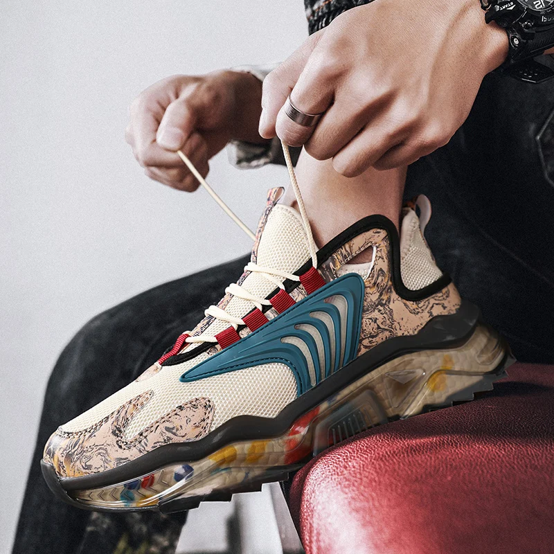 

New Air Cushion Men Running Shoes Men's Sneakes Brand Trainers Male Footwear Plus Size 45 Sports Zapatillas Hombre Dropshipping