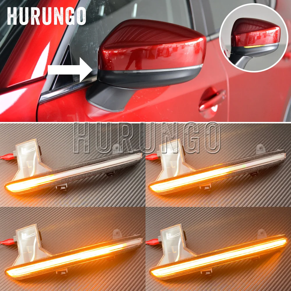 

LED Dynamic Turn Signal Light For Mazda CX-5 KF CX-8 2017-2019 CX-9 TC Side Wing Rearview Mirror Indicating Sequential Turn Sign