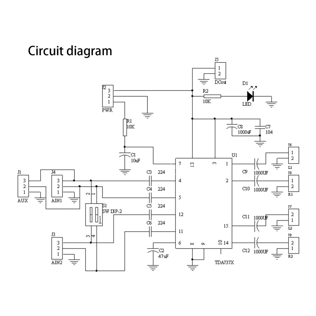 HIFI TDA7388 4 канала домашний усилитель плата автомобильный аудио 4X41W поддержка