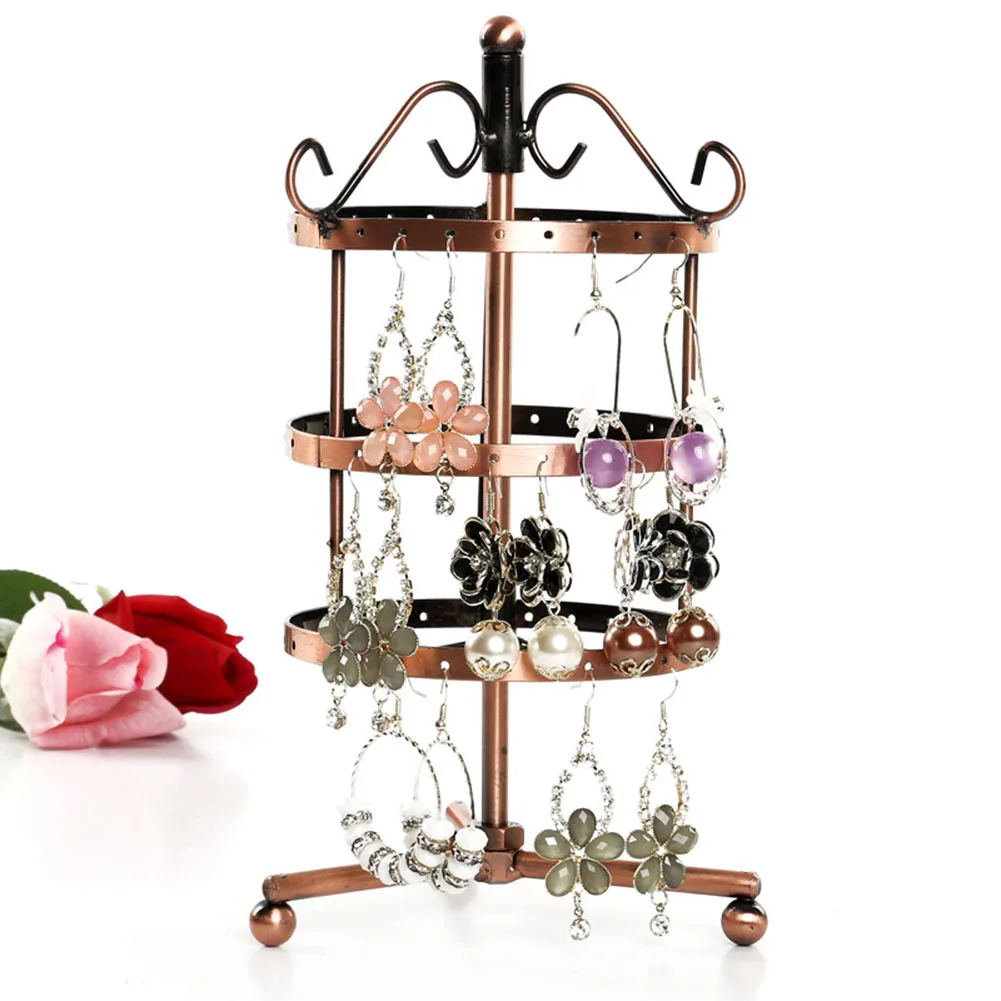 Подставка для ювелирных изделий 3 уровня 72 Отверстия|Упаковка и стойки украшений|