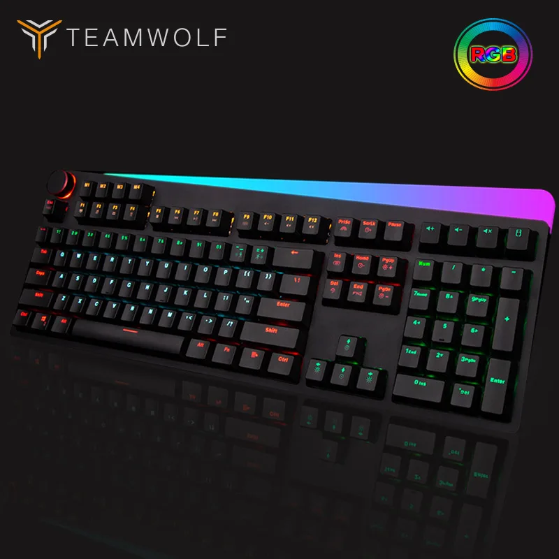 Русская/английская модель игровая механическая клавиатура RGB с подсветкой 112 клавиш оптическая ось USB Проводная клавиатура для компьютерного геймера