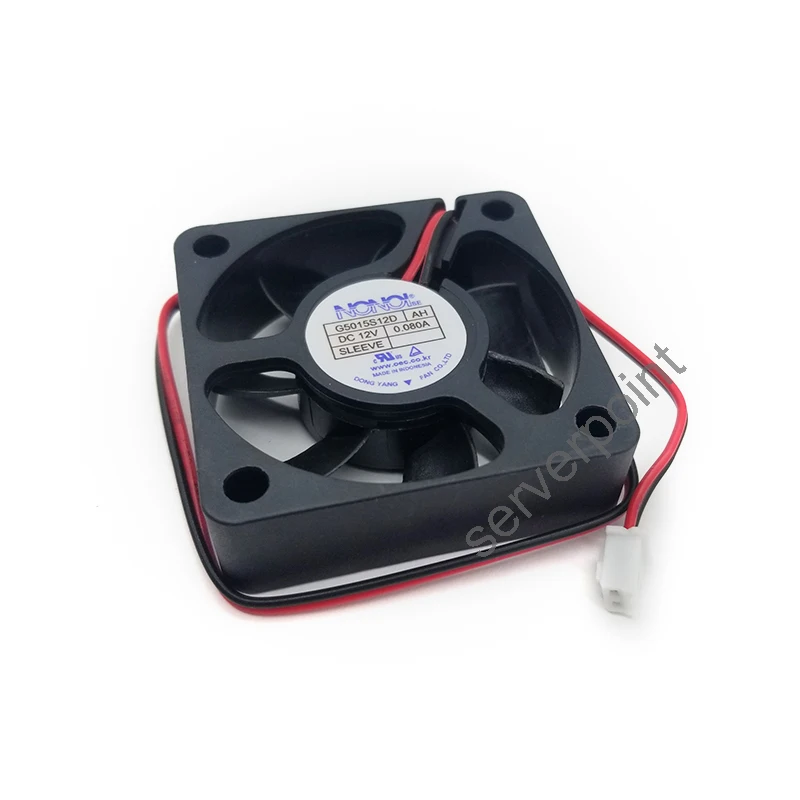 Для NONOISE 50*50*15 G5015S12D DC12V 0.080A 5 см 2 шт/комплект линии Ультра тихий вентилятор