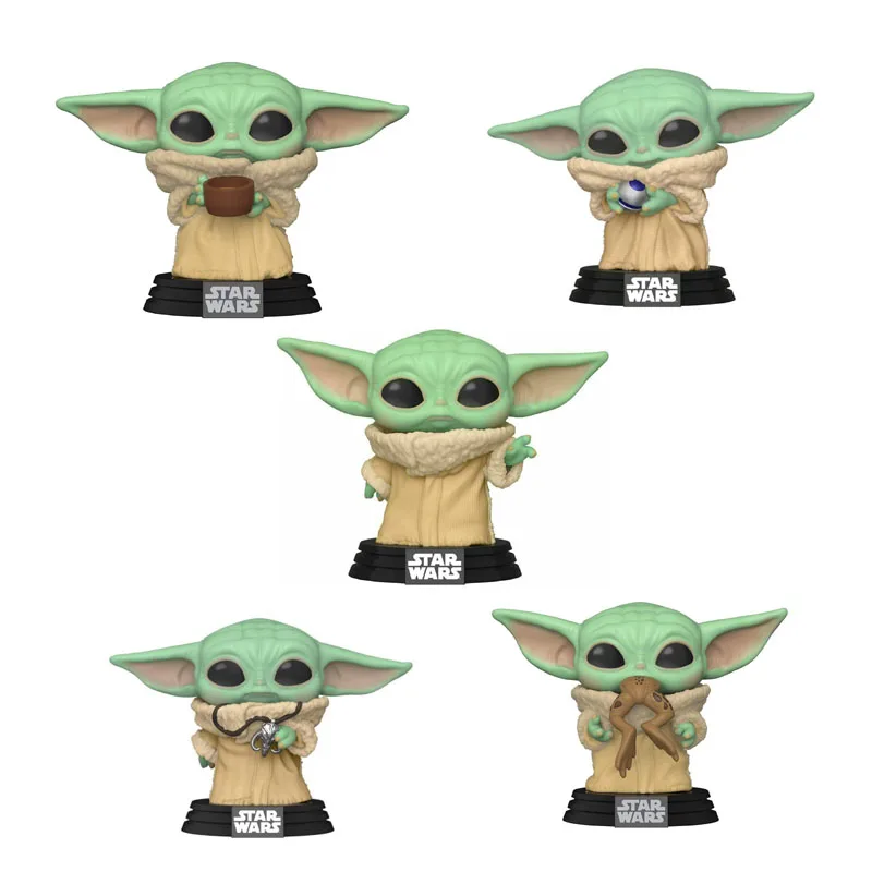 Funko Pop Звездные войны мандалорские Детские куклы Yoda виниловые фигурки