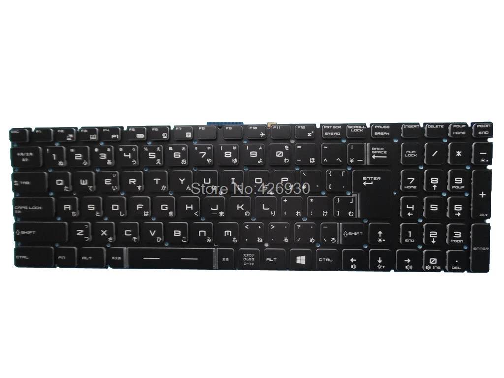 С украшением в виде кристаллов клавиатура для MSI WS60 2OJ 6QC 6QH 088UK 613TW 6QI 6QJ 029JP 030JP 7RJ