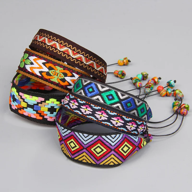 Браслет дружбы в стиле ретро бохо яркий веревочный браслет для женщин и мужчин