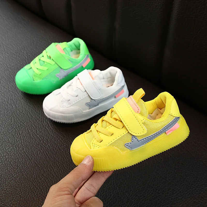 

SKOEX Children Shoes Baby Girls Boys Fashion Sneakers Mesh Breathable Sport Shoes for Kids Casual Trainers Shoes Tenis Infantil