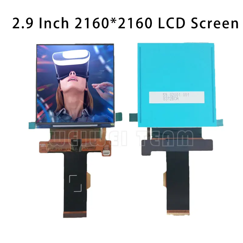 

2.9 inch 2160*2160 LCD Display for HMD VR AR LCDs Screen LS029B3SX06 Without DP to MIPI Driver Board 1058PPI